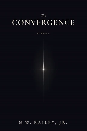 Cover of The Convergence: a single point of white light, its rays crossing, on black.